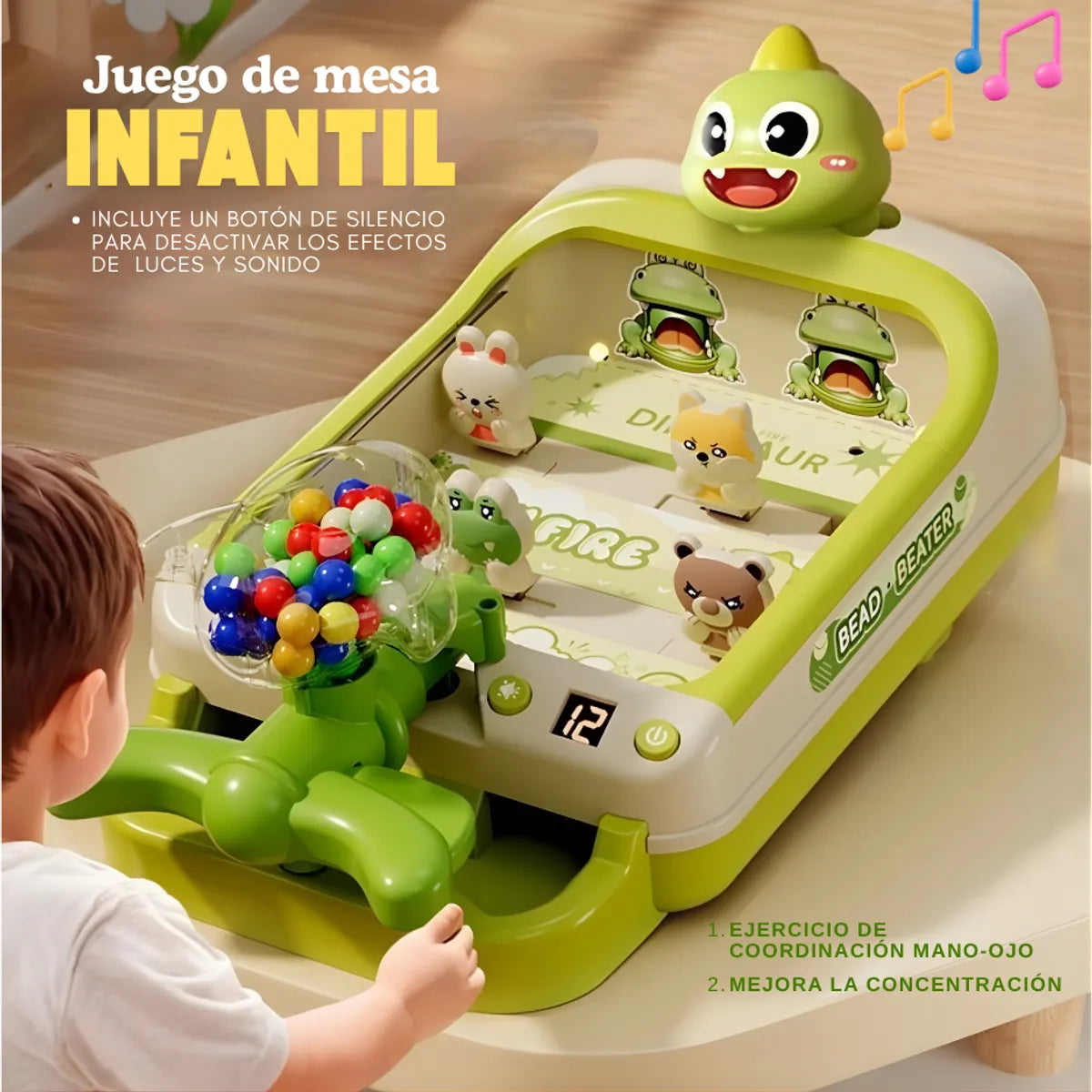 JUGUETE DIDACTICO-DINOPINBALL